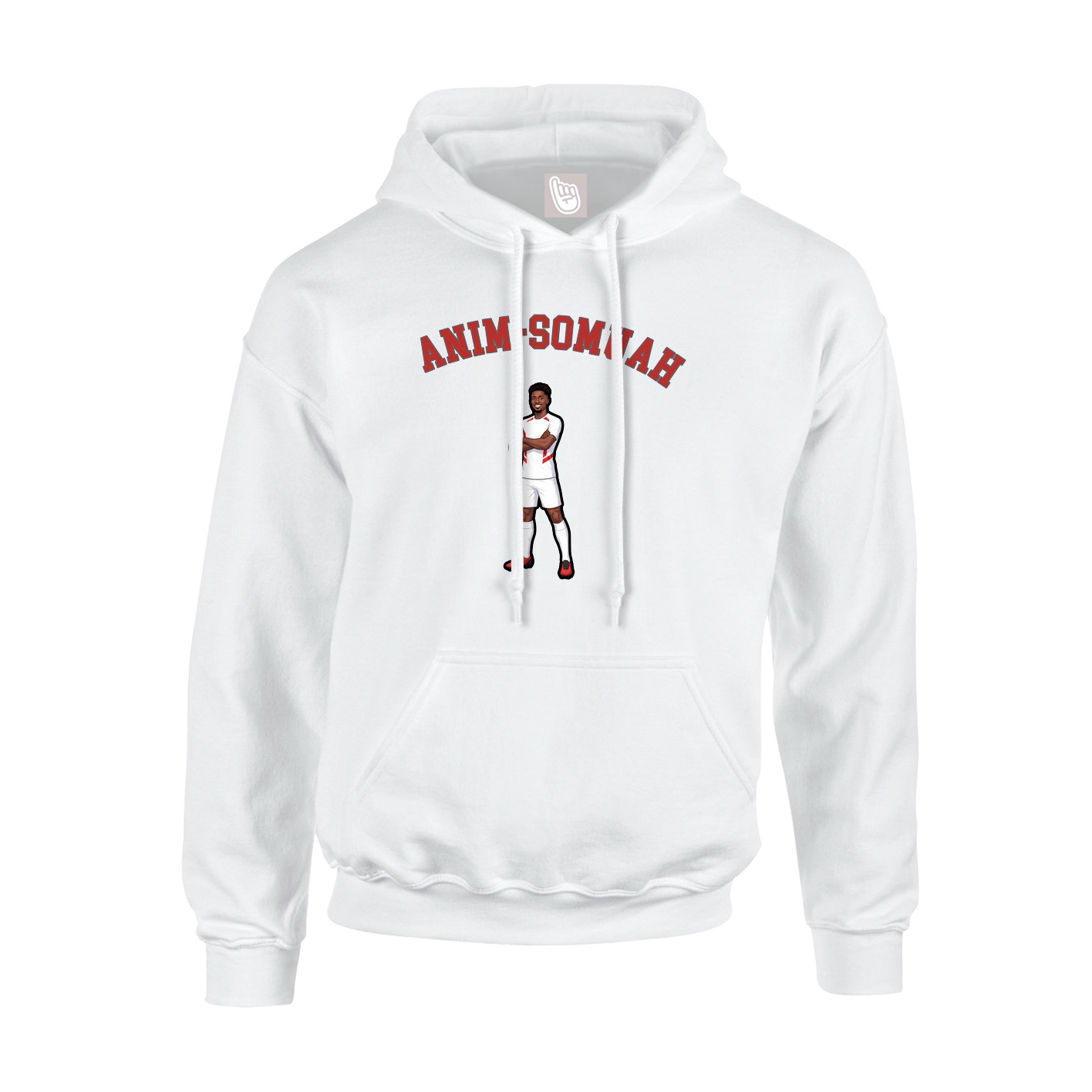 Youth Hoodie — Shirsey Arch in White