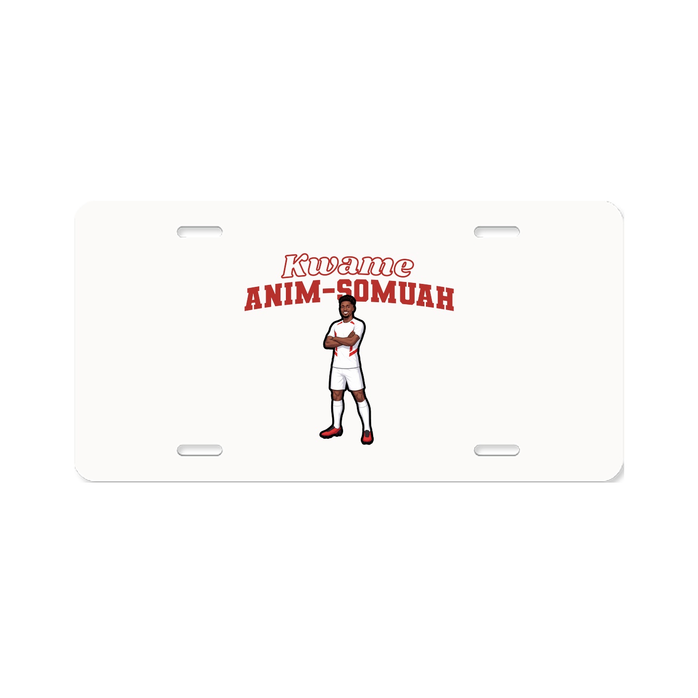 License Plate — Name Arch in Classic