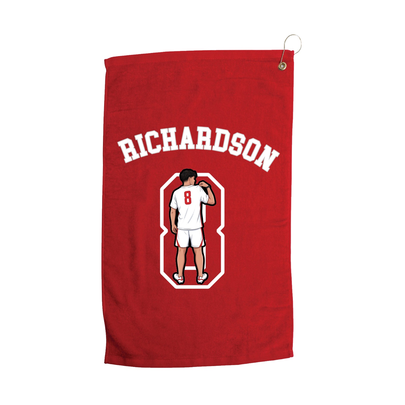 Golf Towel — Shirsey Arch in Red