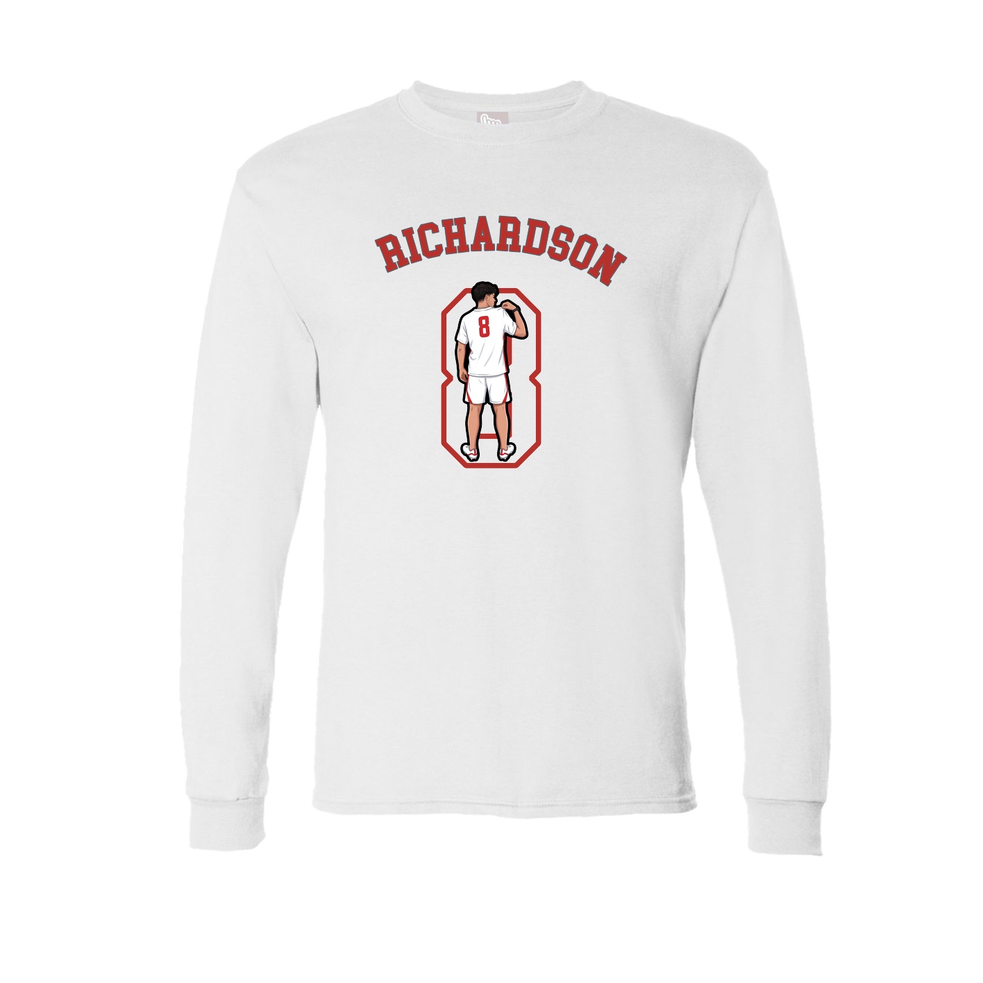 Long Sleeve Tee — Shirsey Arch in White