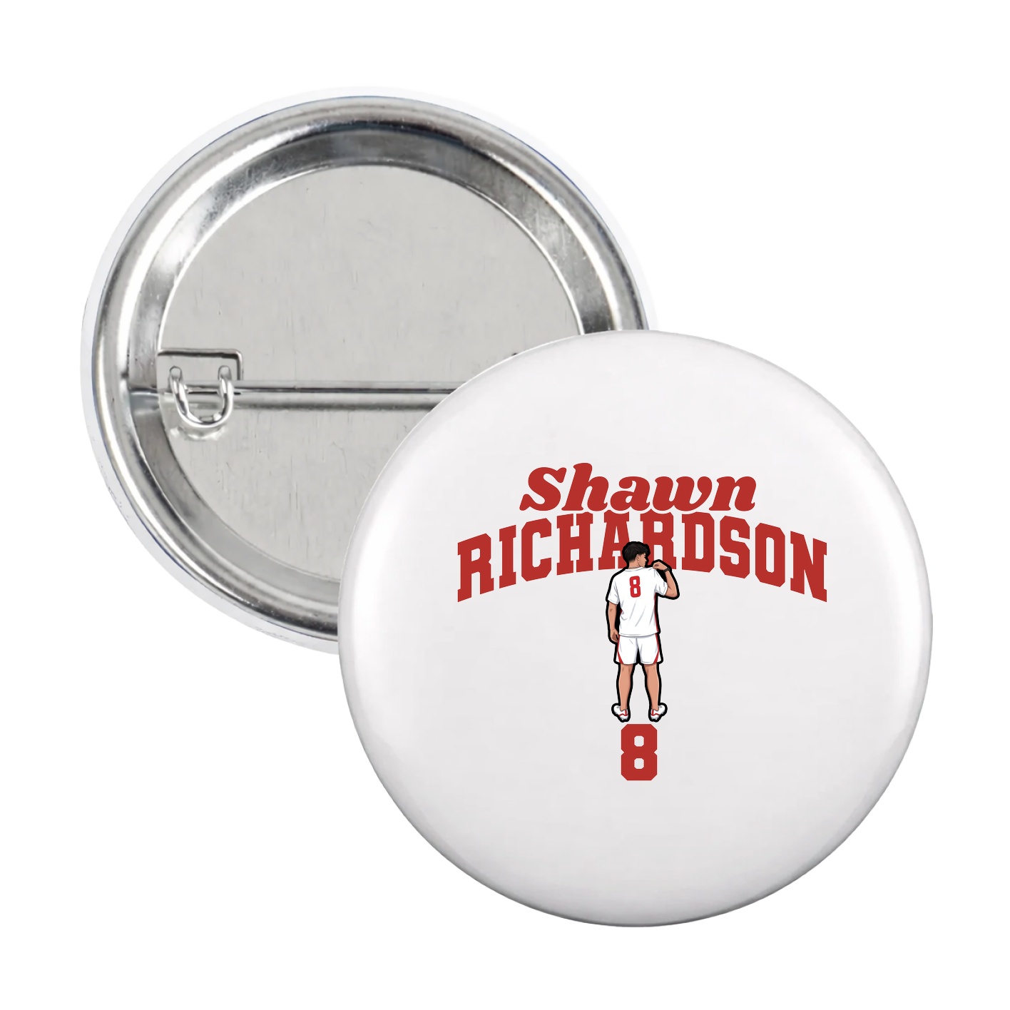 Game Day Button — Signature Arch in White