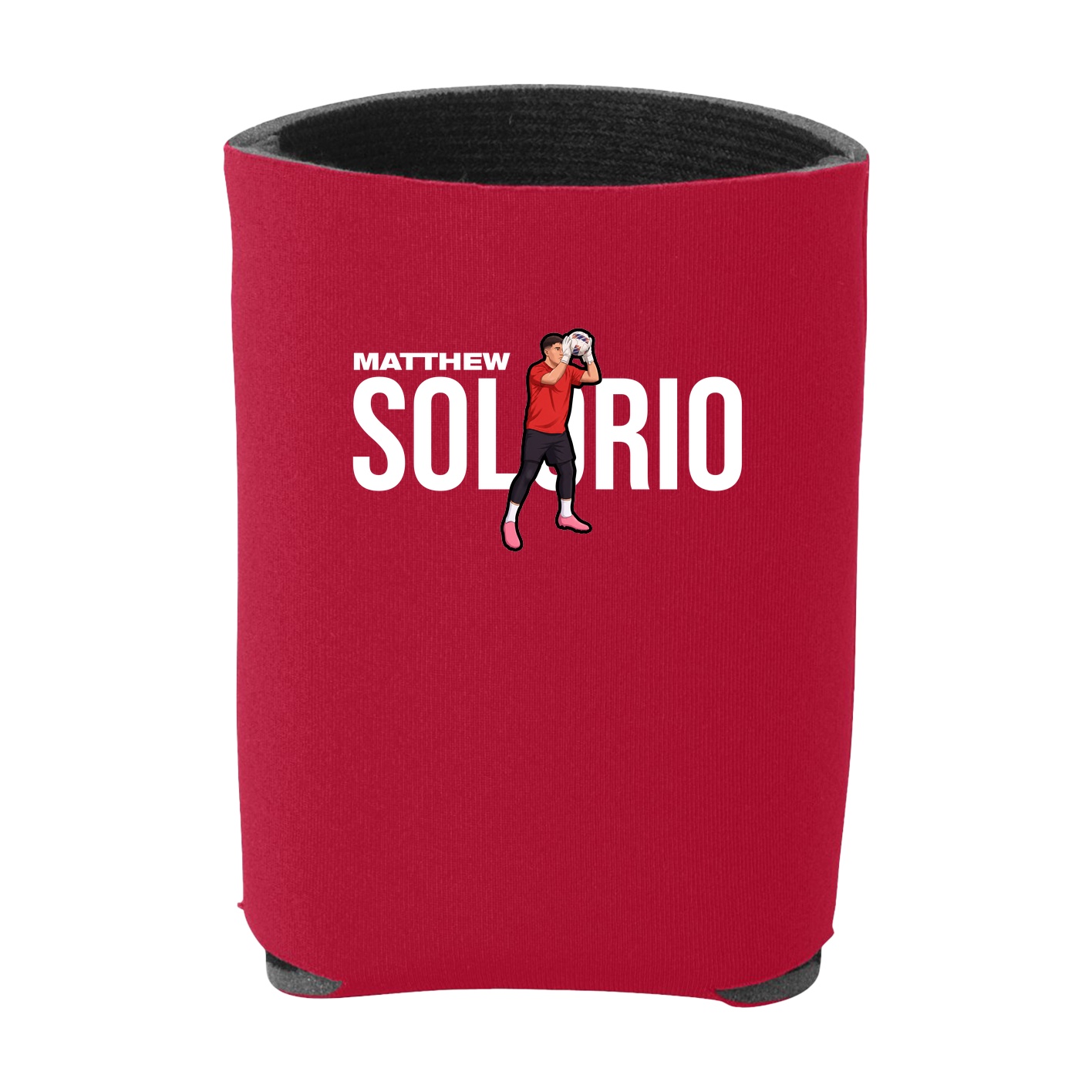Can Holder — Player Name in Red