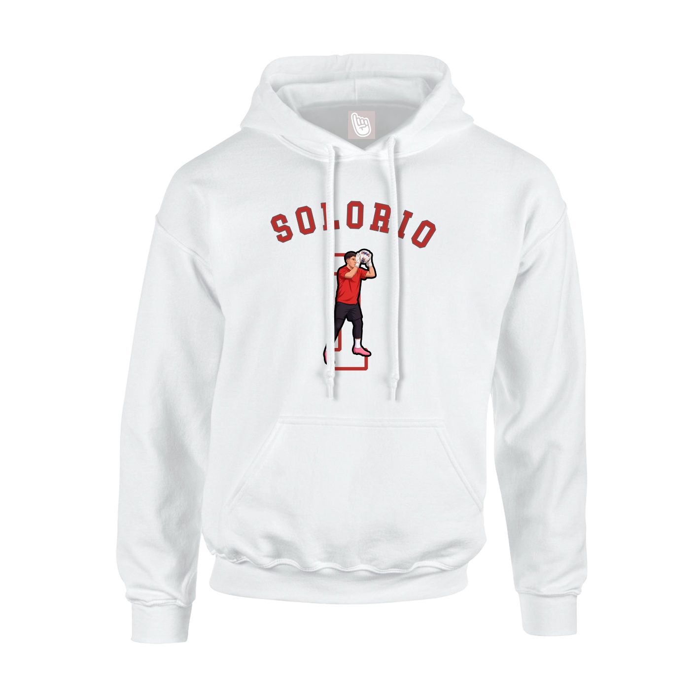 Hoodie — Shirsey Arch in White