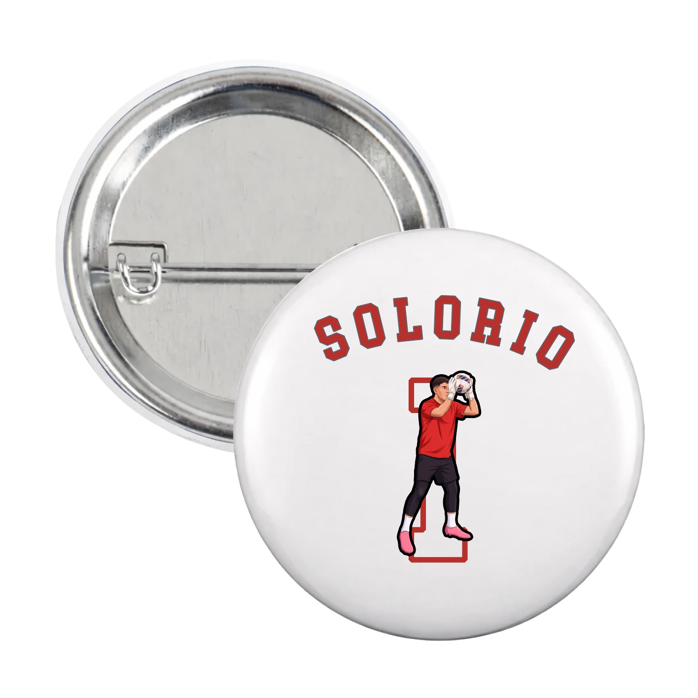 Game Day Button — Shirsey Arch in White