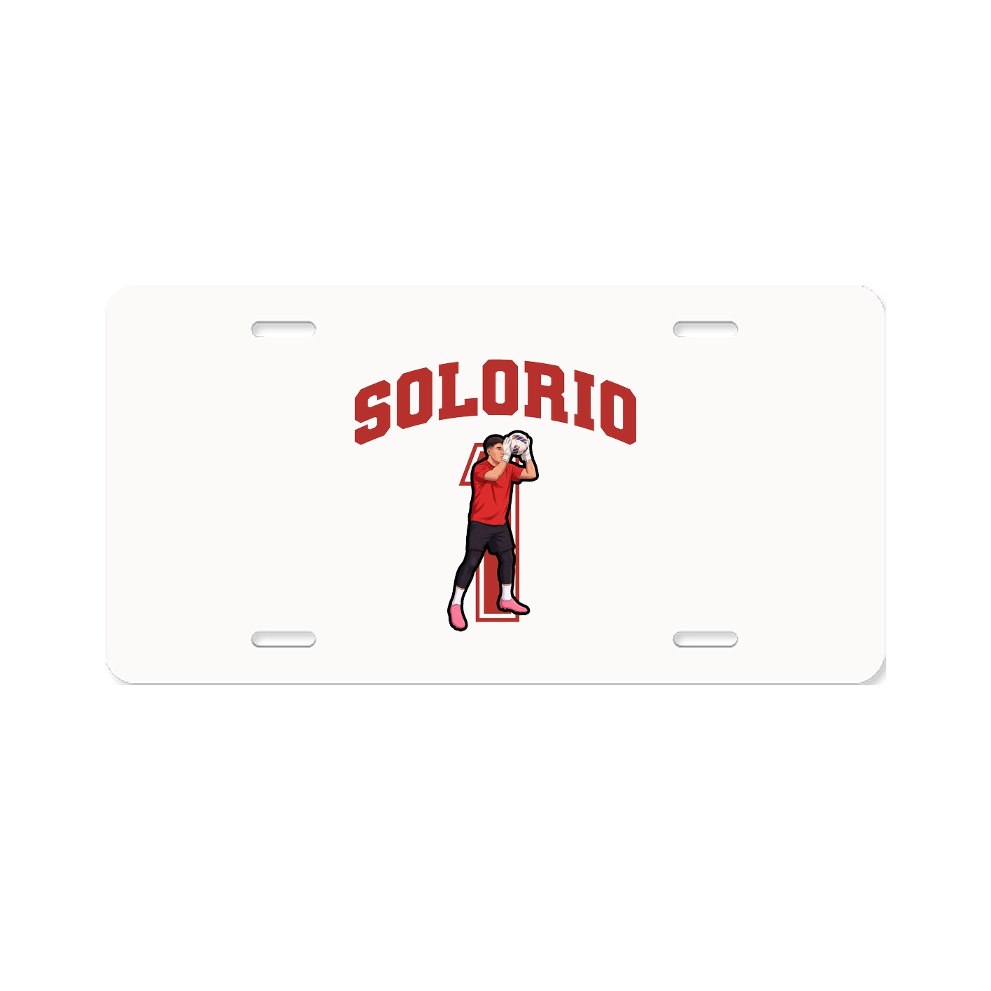 License Plate — Number in Classic