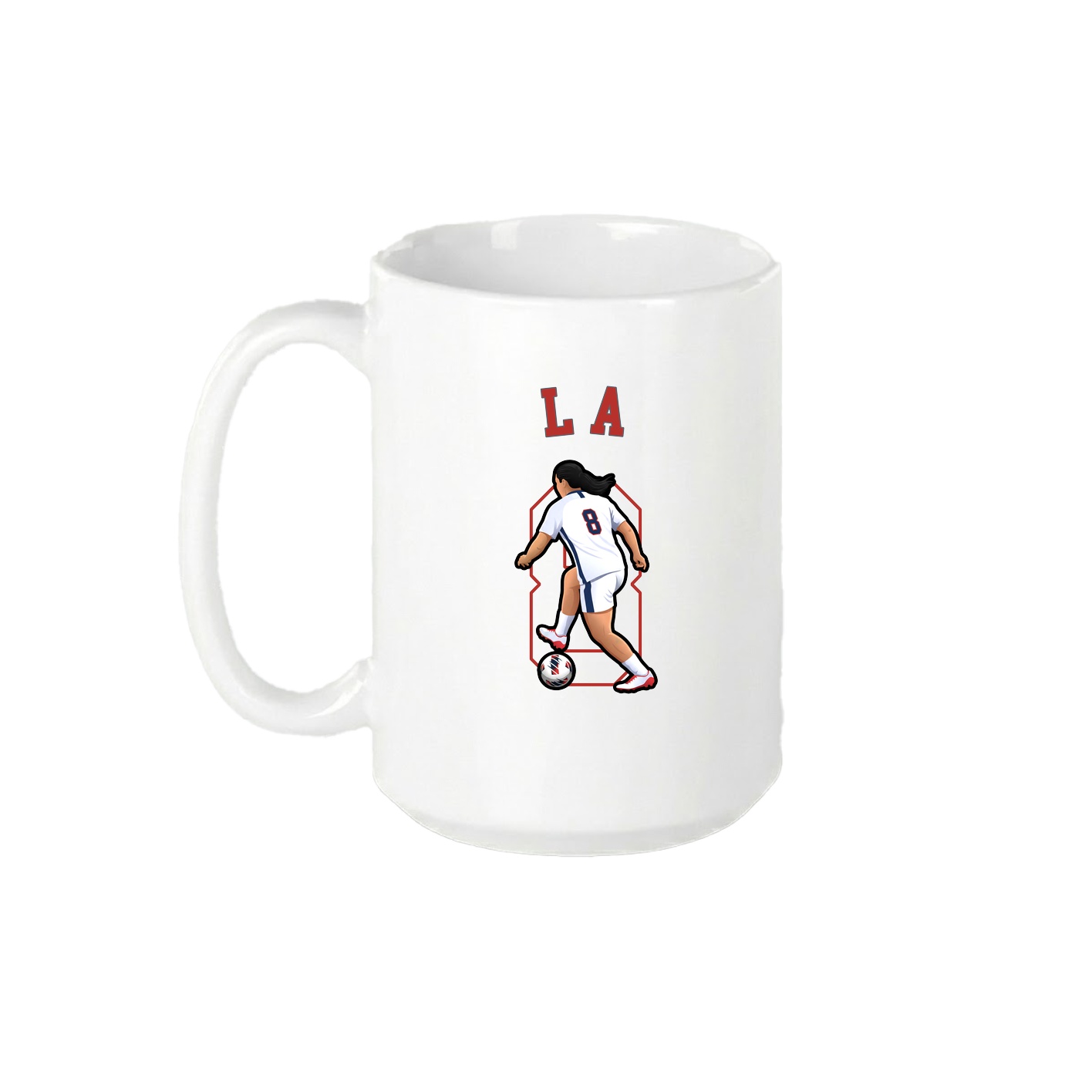 15oz Coffee Mug — Shirsey Arch in White