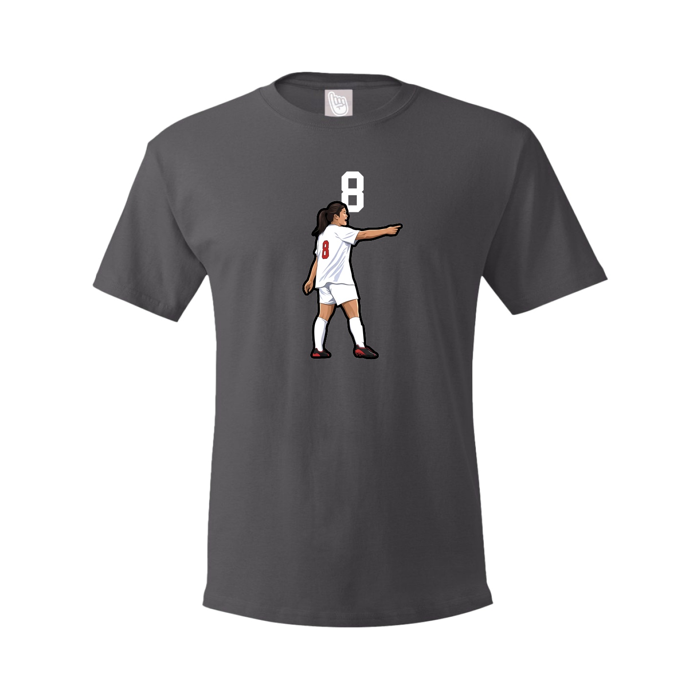 Tee — Number Top in Grey