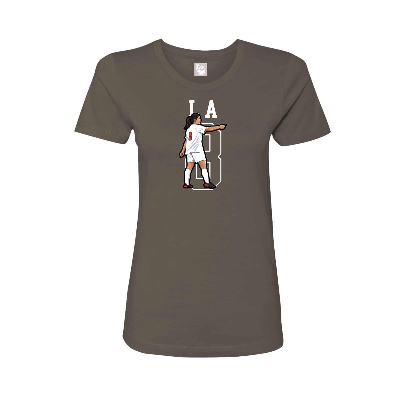 Fitted Women's Tee — Shirsey in Grey