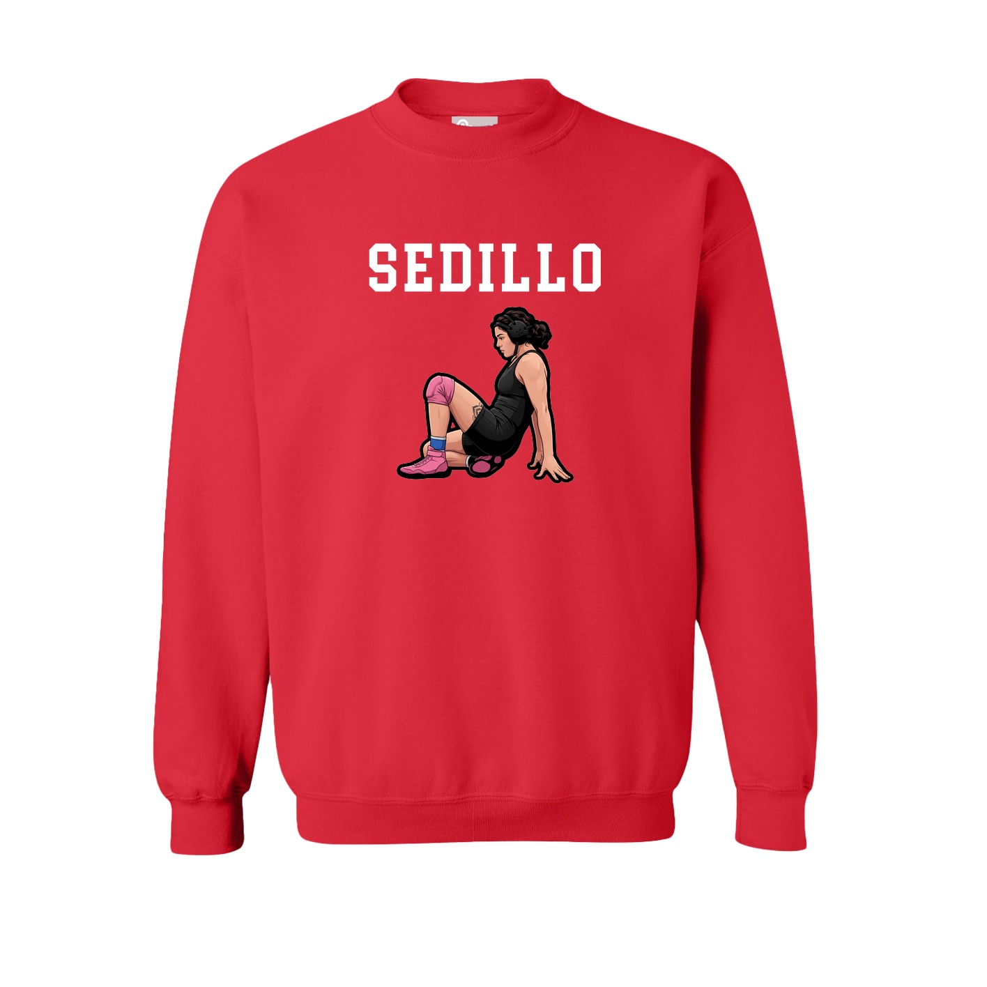 Fleece Crew — Shirsey in Red