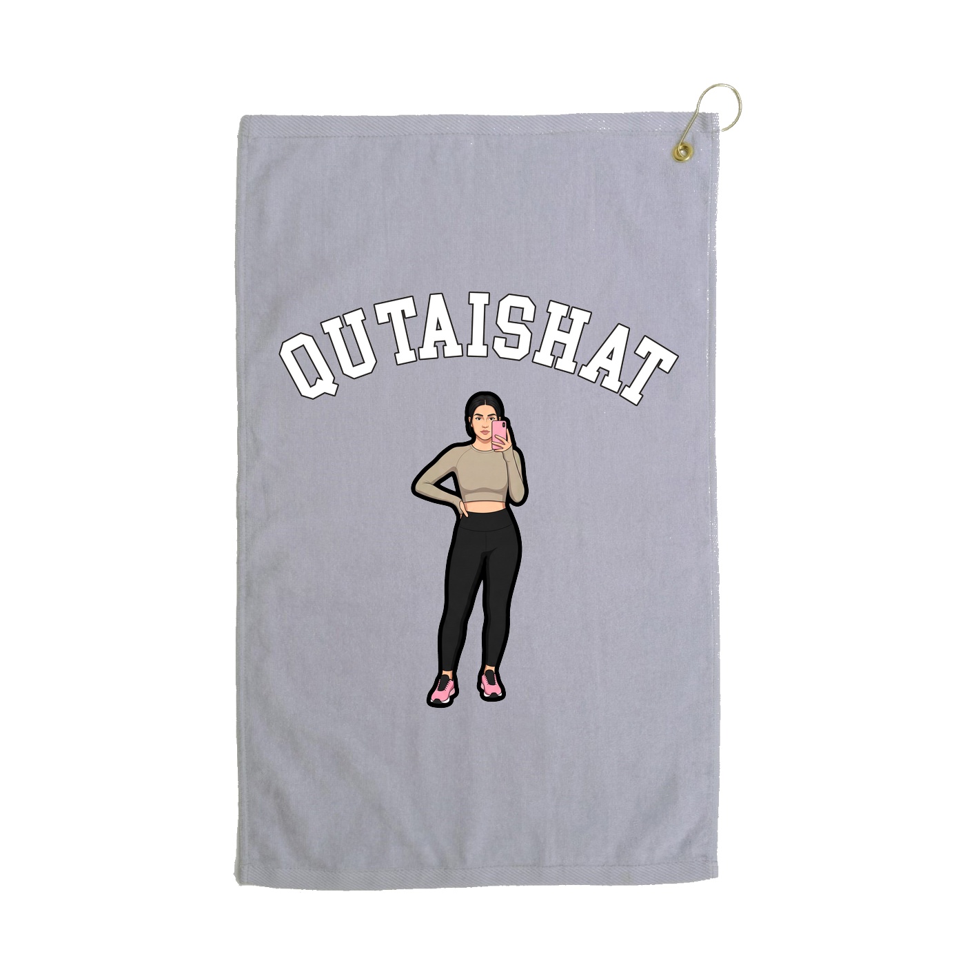 Golf Towel — Shirsey Arch in Grey