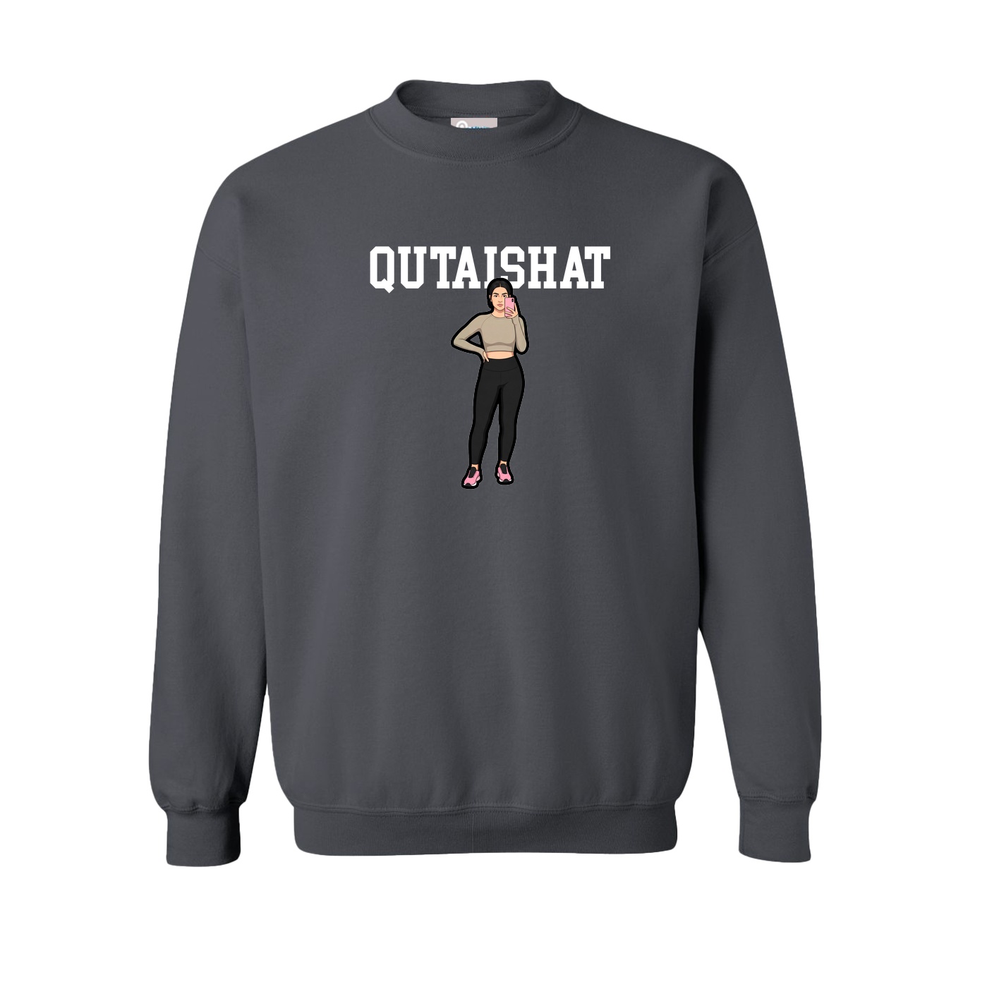 Fleece Crew — Shirsey in Grey