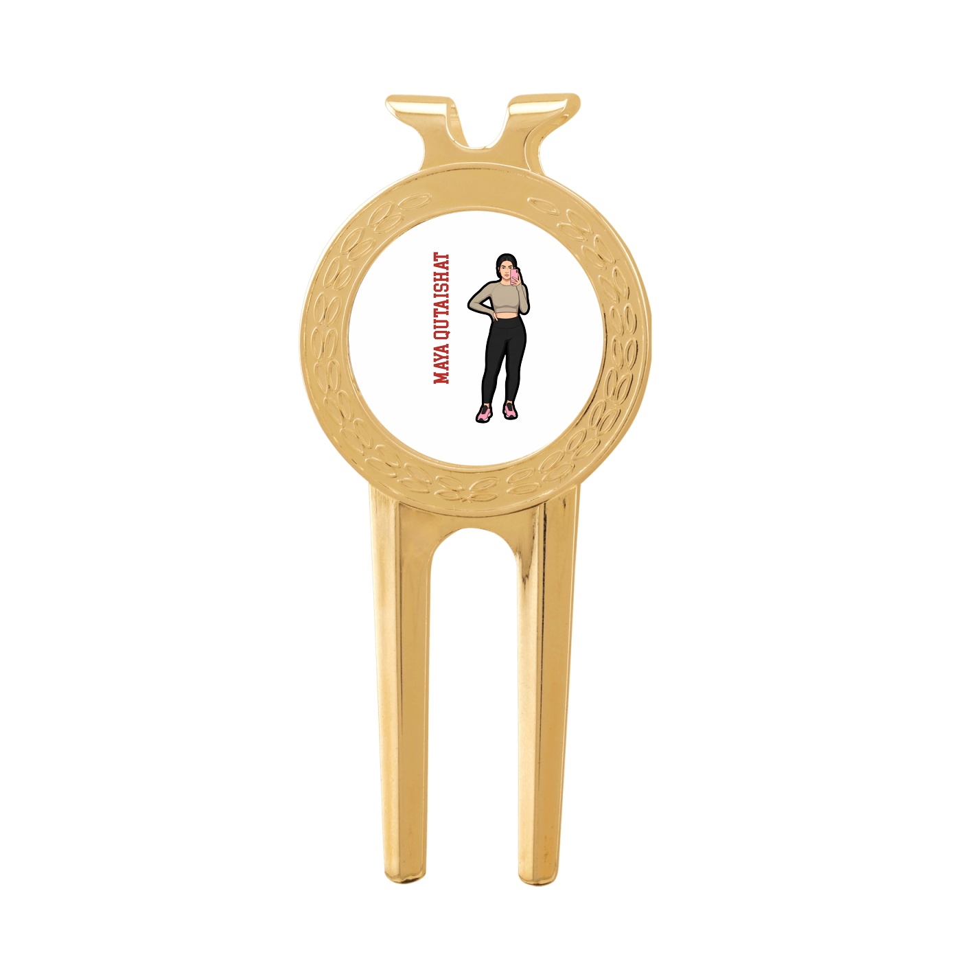 Divot Tool with Ball Marker — Name Vertical in Classic