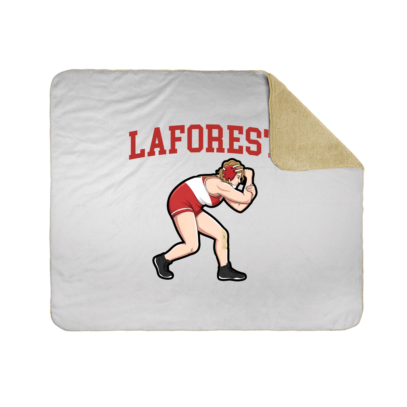 50x60 Sherpa Lined Throw Blanket