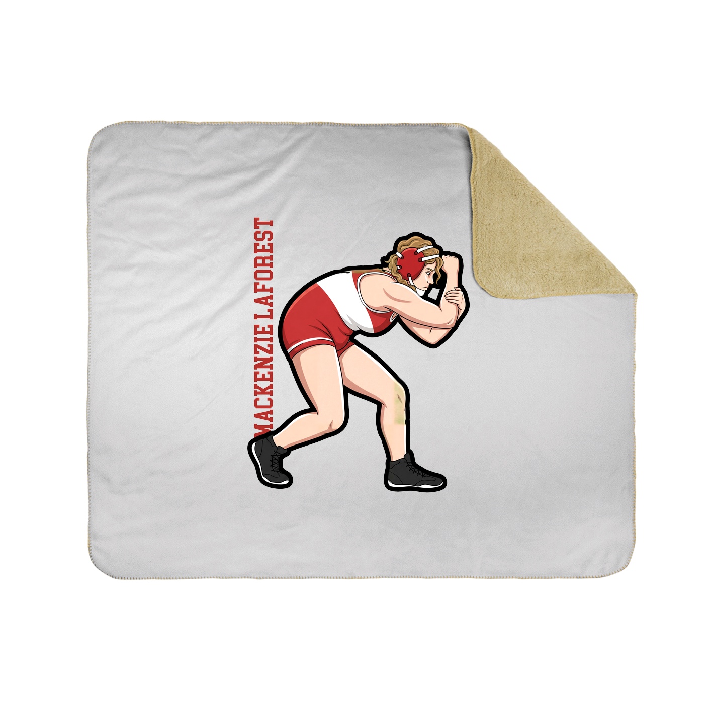 50x60 Sherpa Lined Throw Blanket