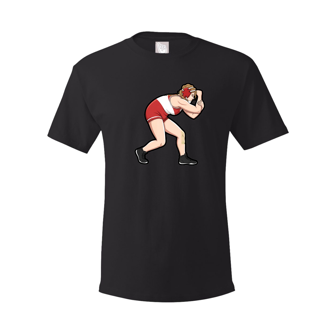 Youth Tee — Name Vertical in Black