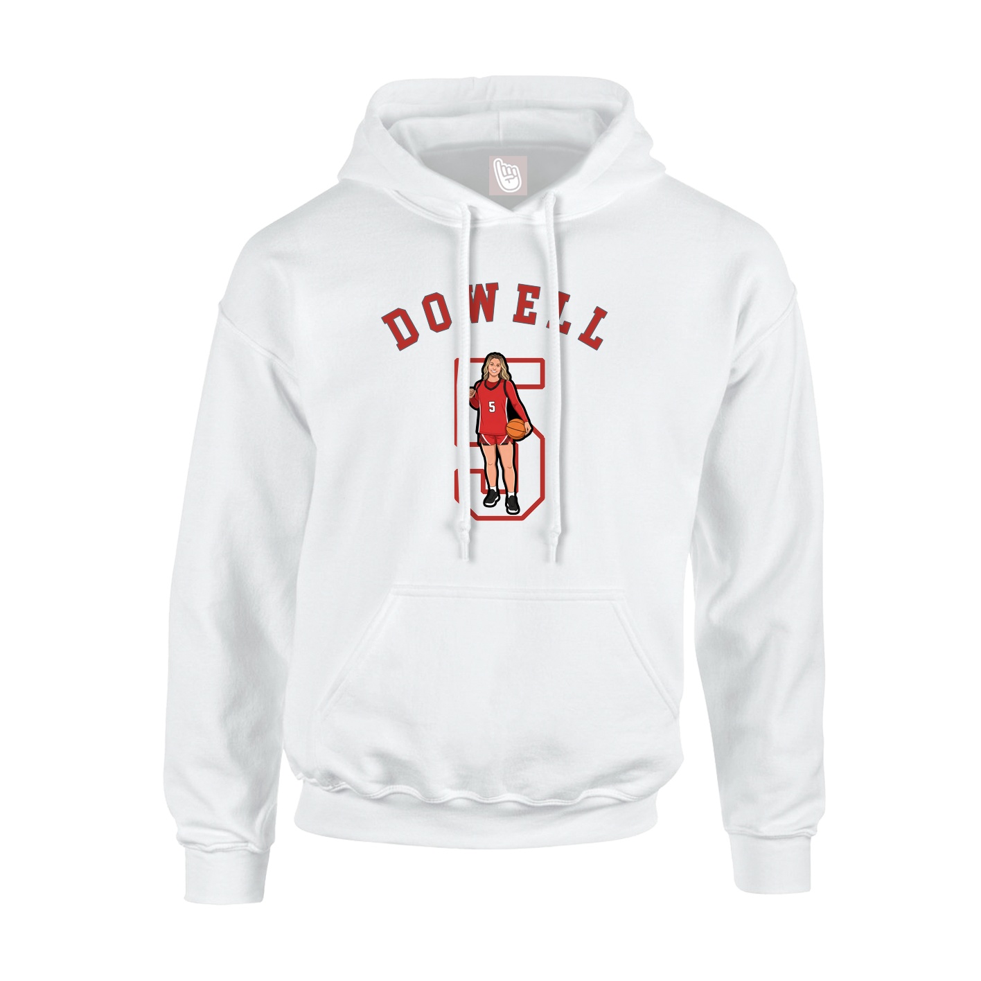 Hoodie — Shirsey Arch in White
