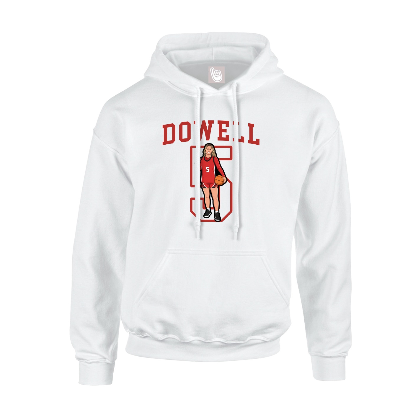 Hoodie — Shirsey in White