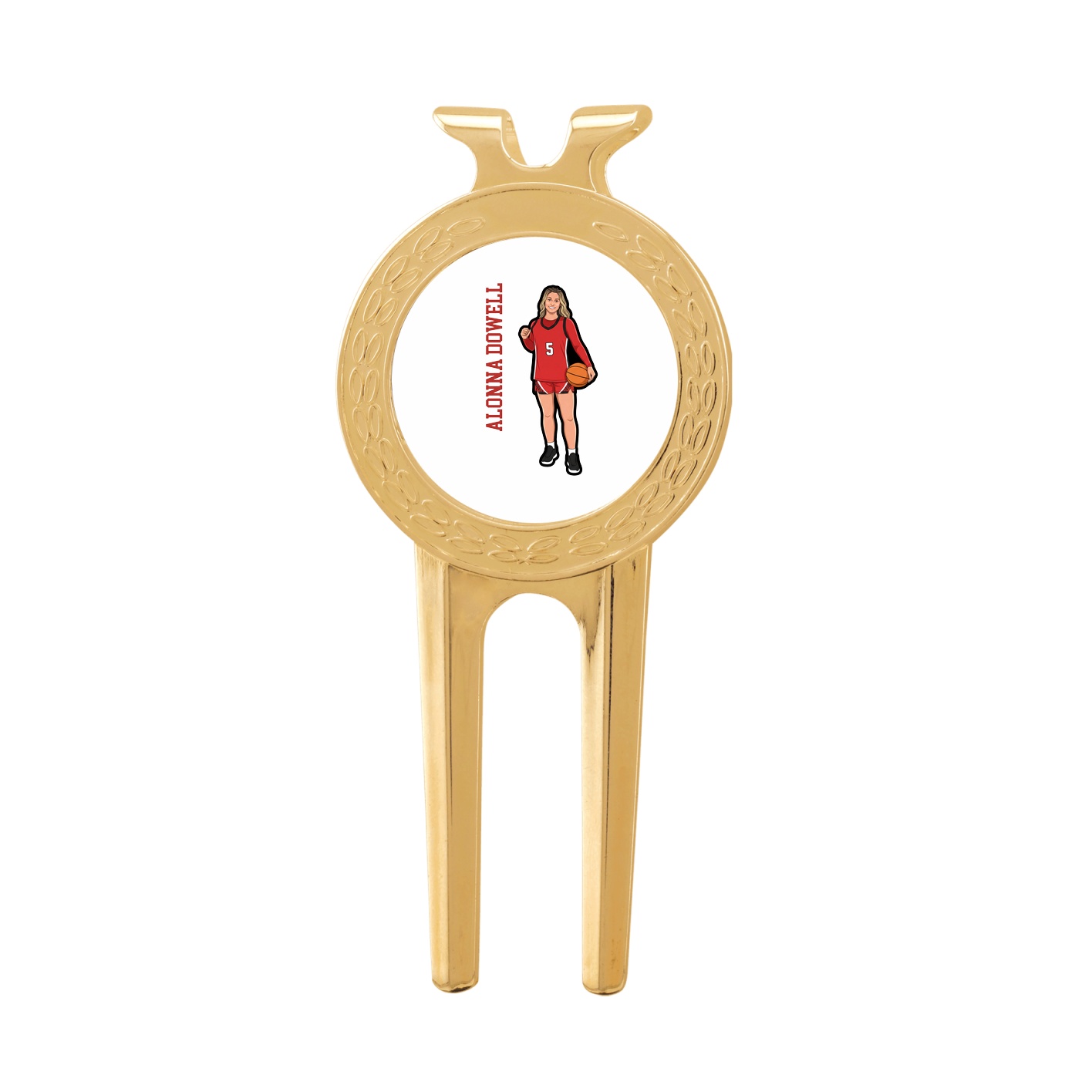 Divot Tool with Ball Marker — Name Vertical in Classic
