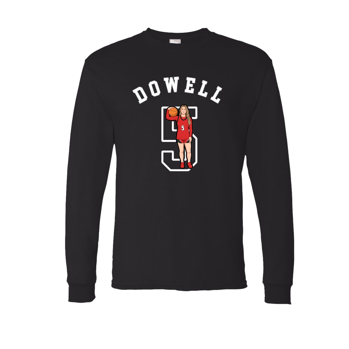 Long Sleeve Tee — Shirsey Arch in Black
