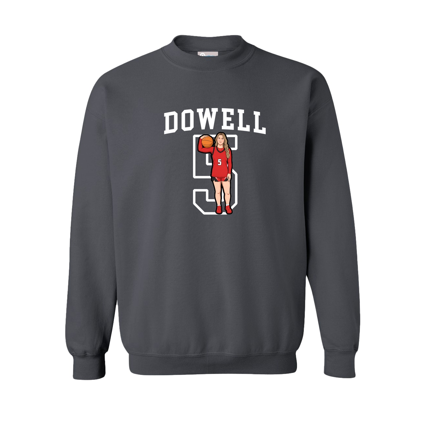 Fleece Crew — Shirsey in Grey