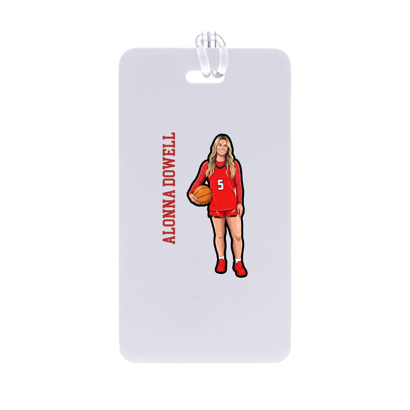 Bag Tag — Name Vertical in Classic