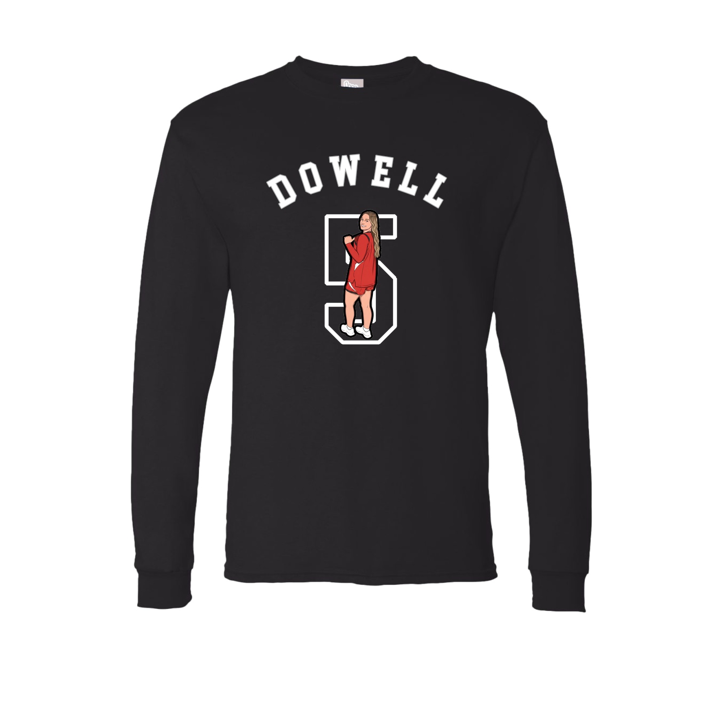 Long Sleeve Tee — Shirsey Arch in Black