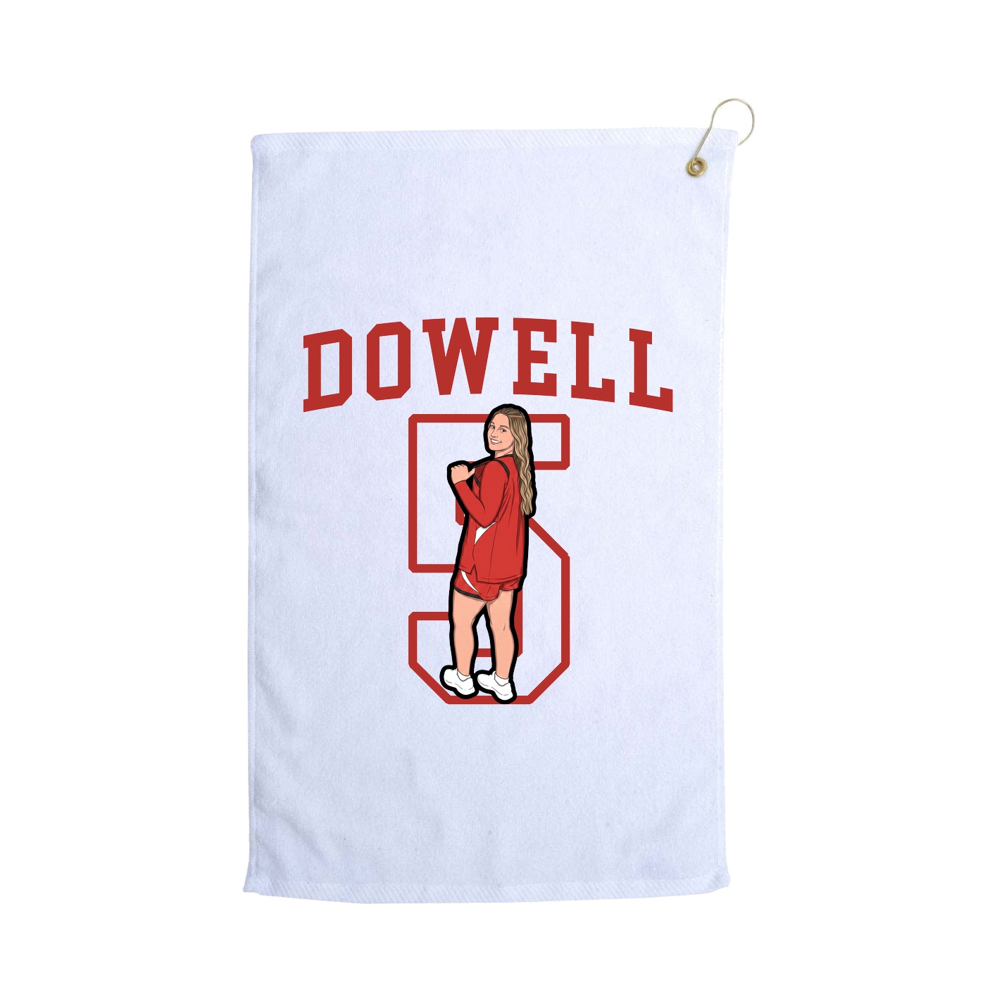 Golf Towel — Shirsey in White