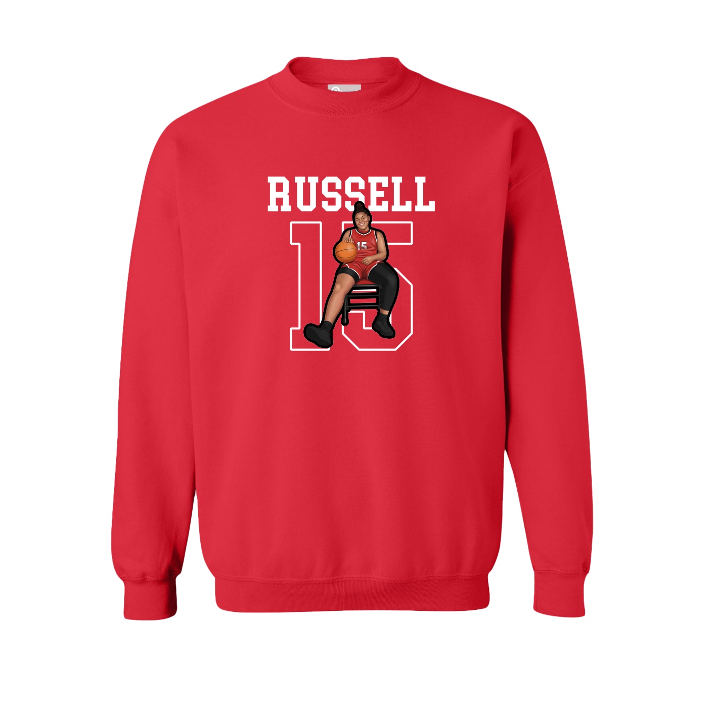Fleece Crew — Shirsey in Red