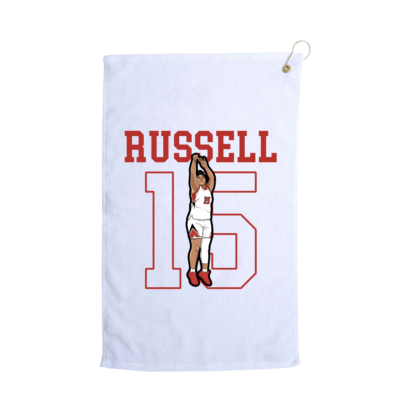 Golf Towel — Shirsey in White