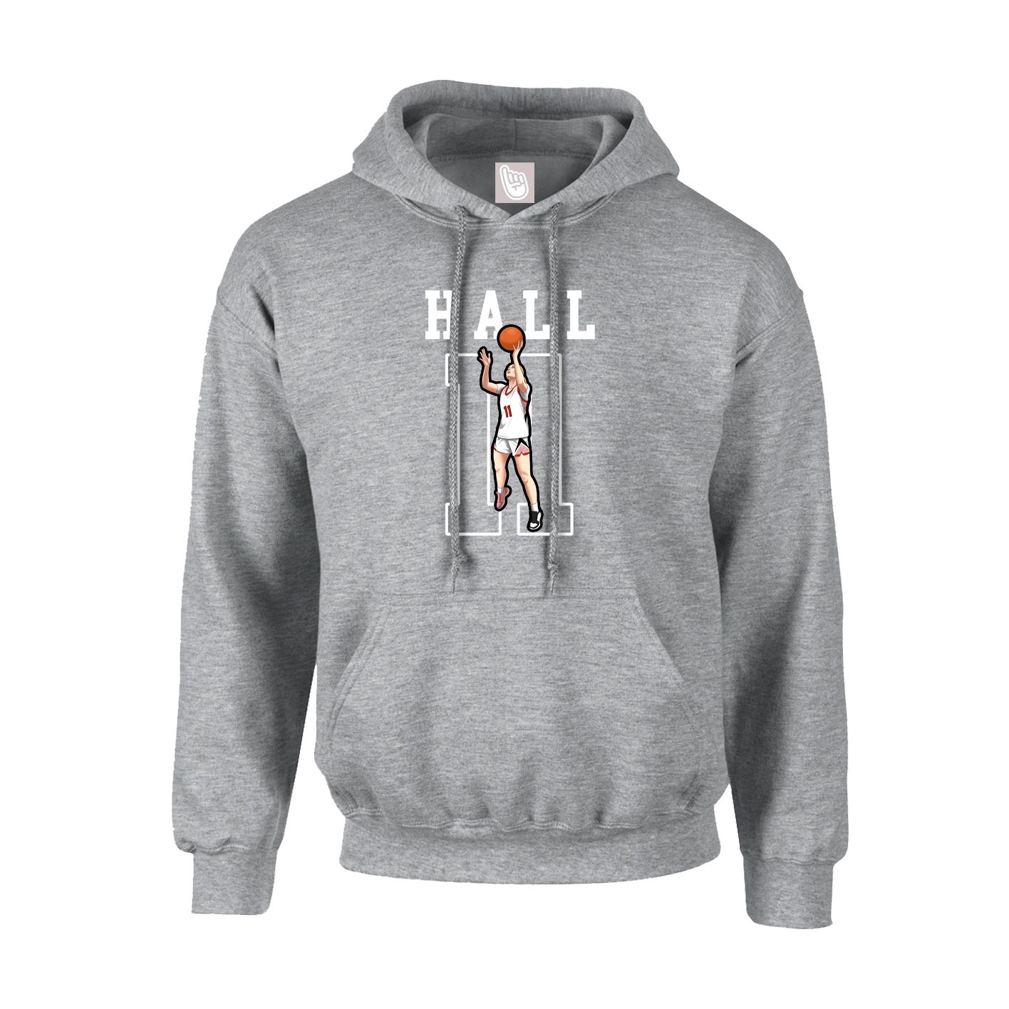 Hoodie — Shirsey in Grey