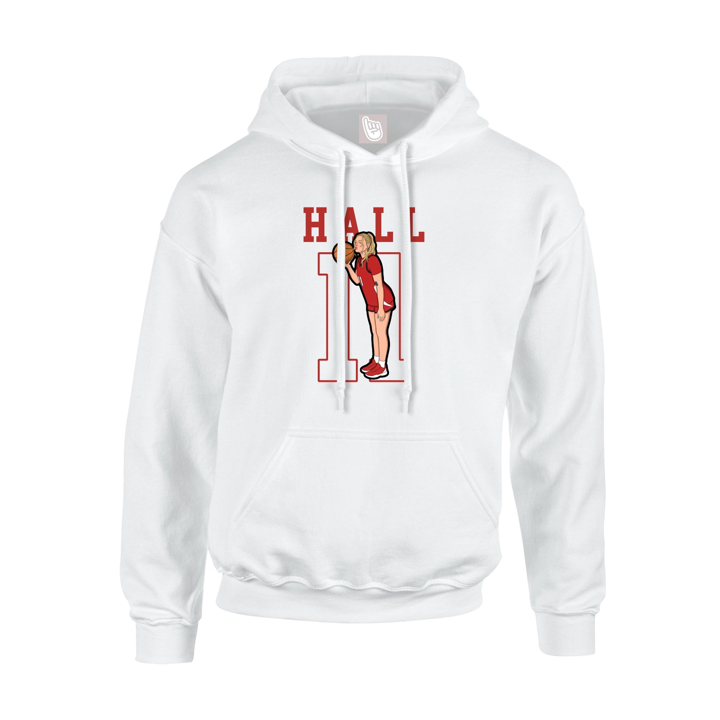 Hoodie — Shirsey in White