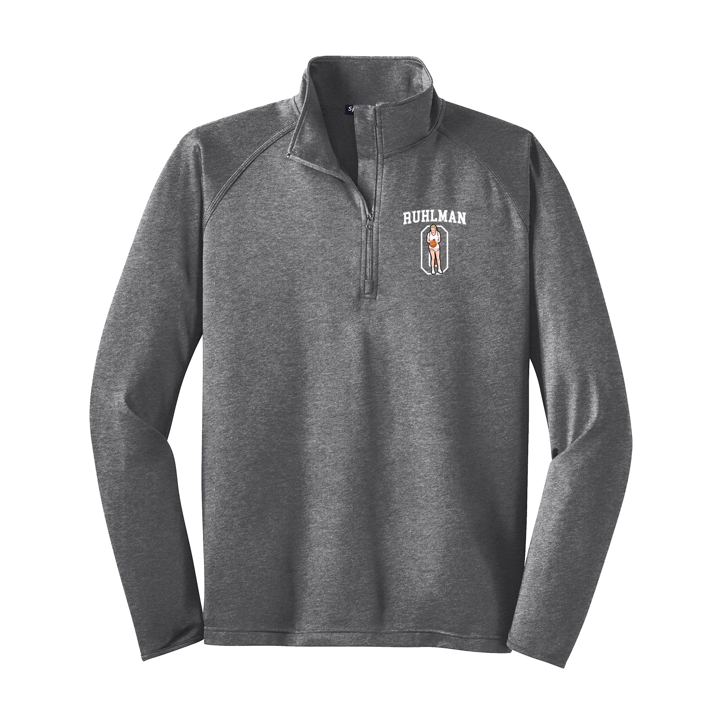 Q-Zip Pullover — Shirsey in Grey