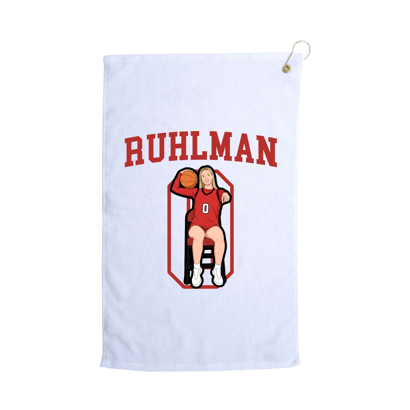 Golf Towel — Shirsey in White