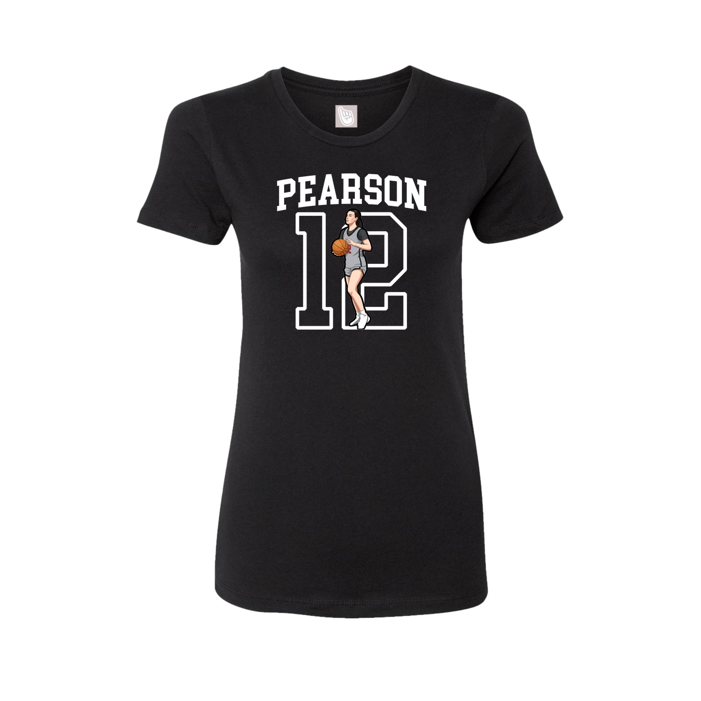 Fitted Women's Tee — Shirsey in Black
