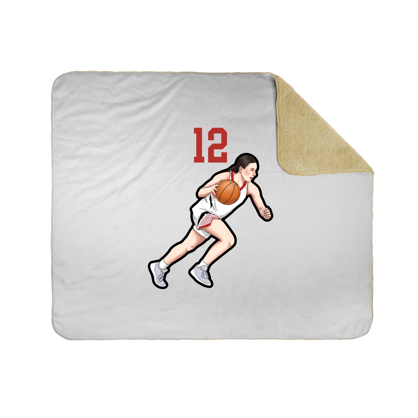 50x60 Sherpa Lined Throw Blanket