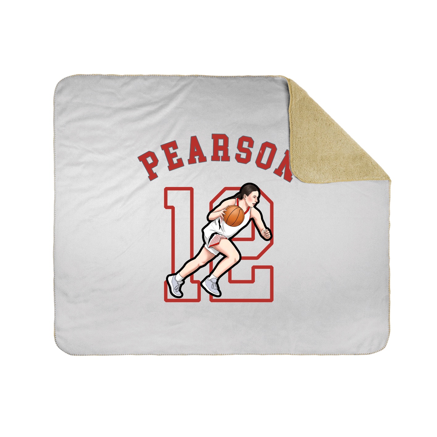 50x60 Sherpa Lined Throw Blanket