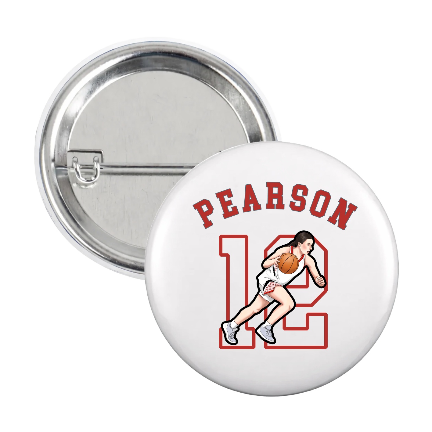Game Day Button — Shirsey Arch in White