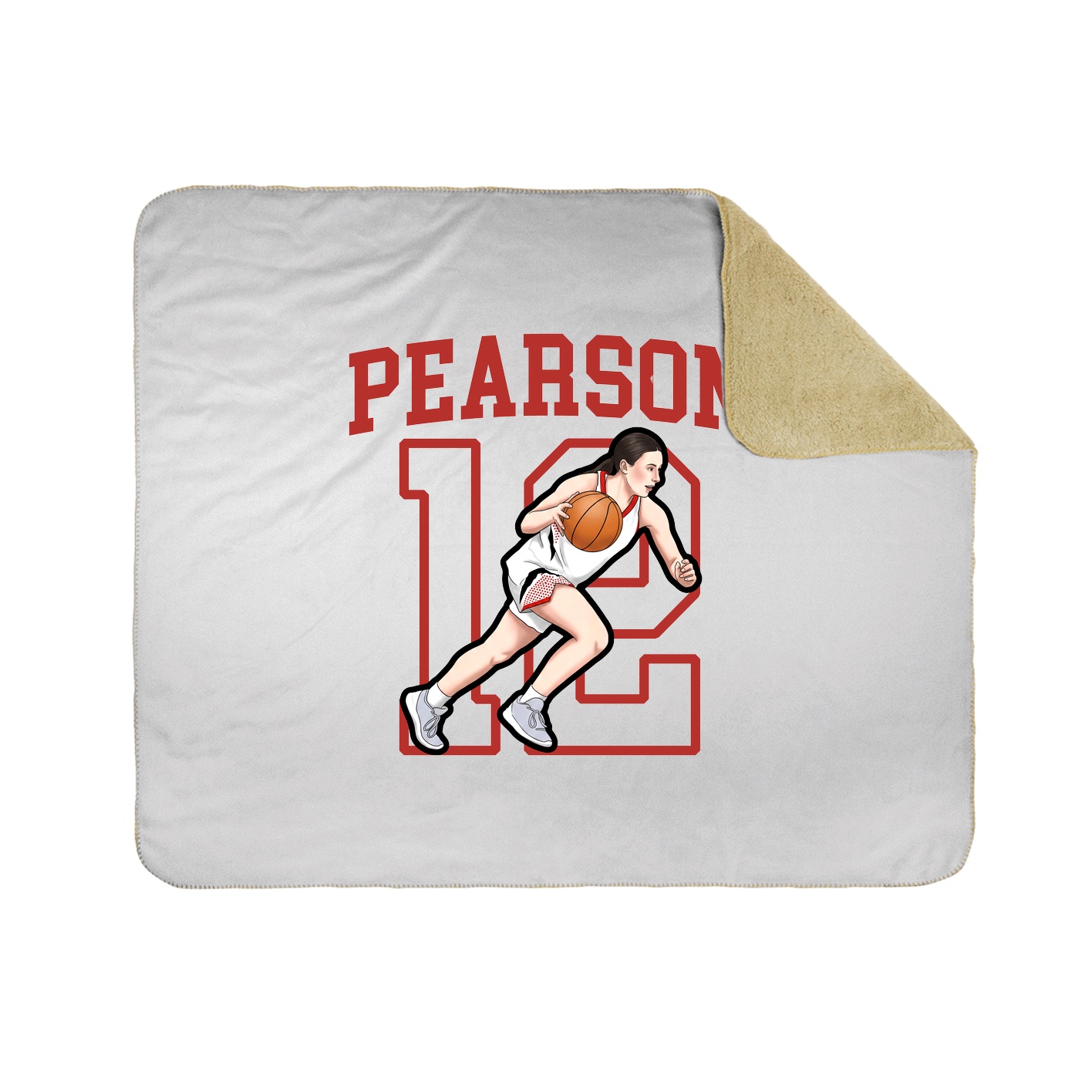 50x60 Sherpa Lined Throw Blanket