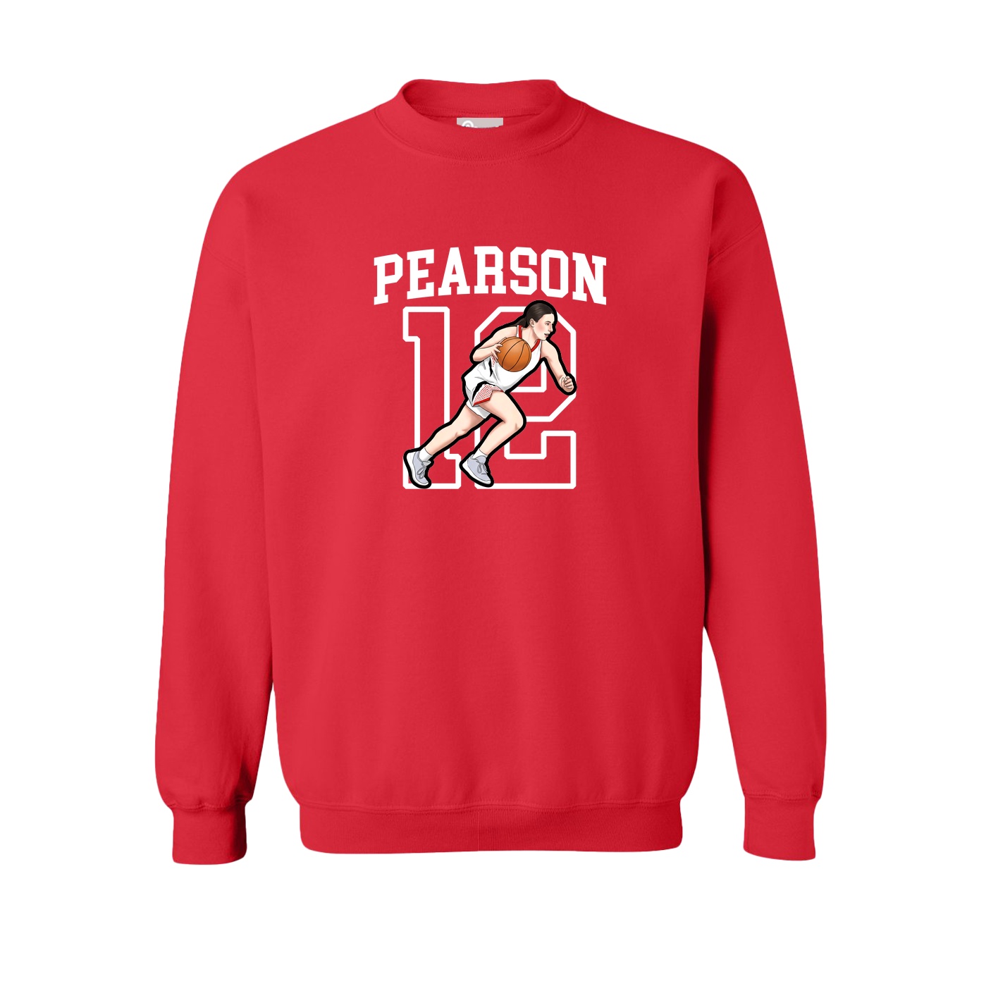 Fleece Crew — Shirsey in Red