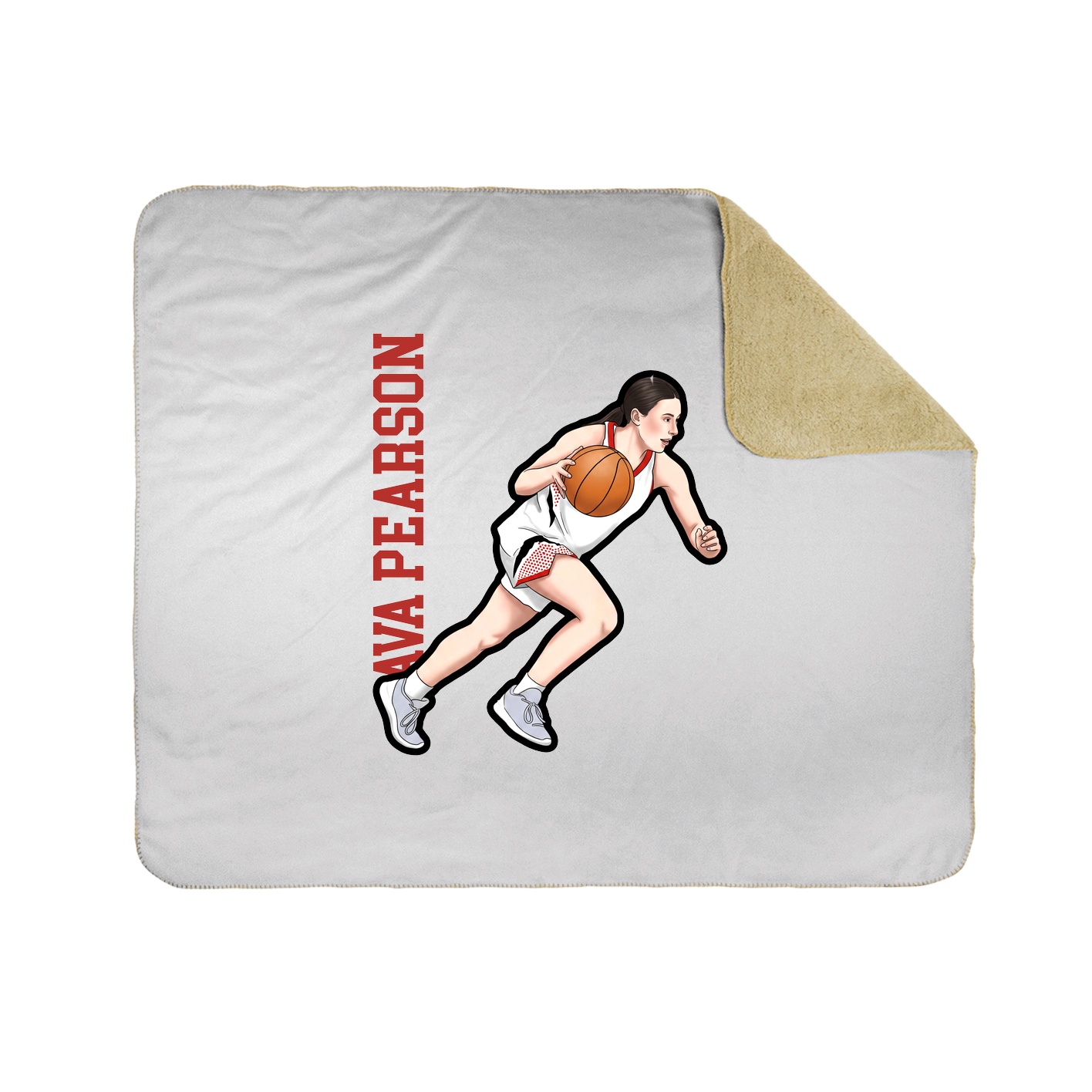 50x60 Sherpa Lined Throw Blanket