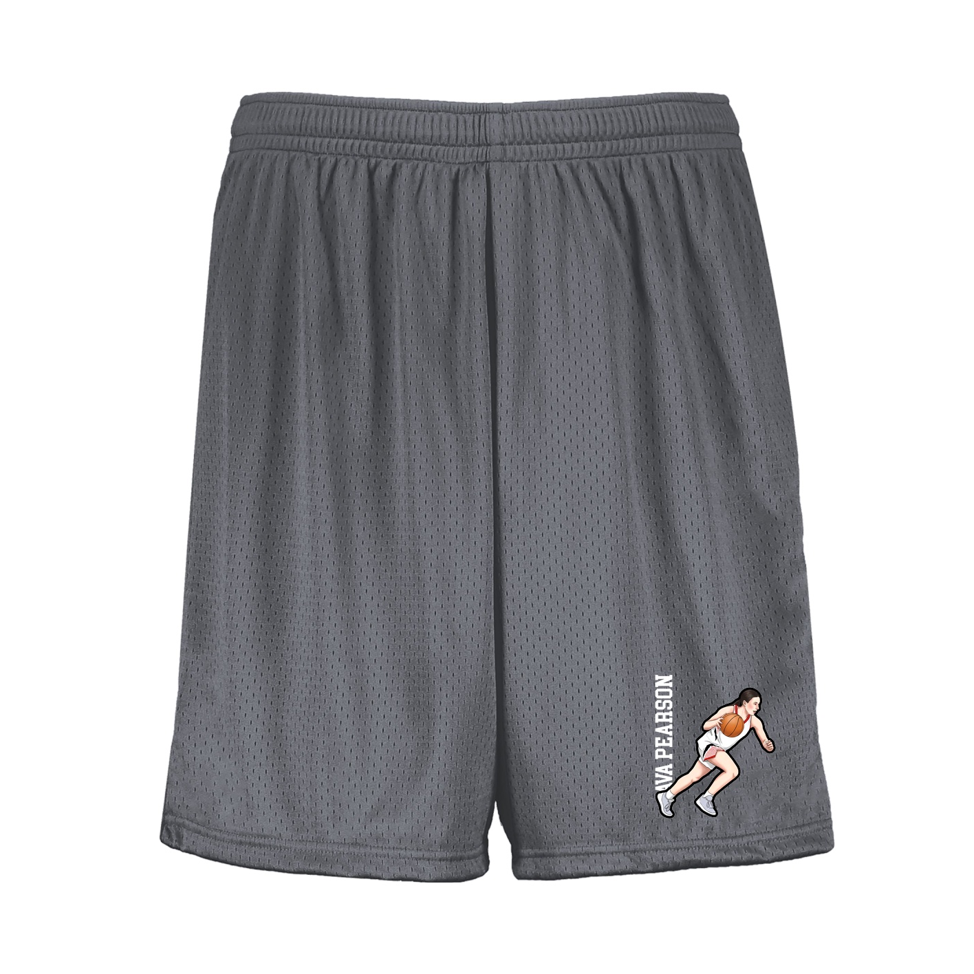 Shorts — Name Vertical in Grey