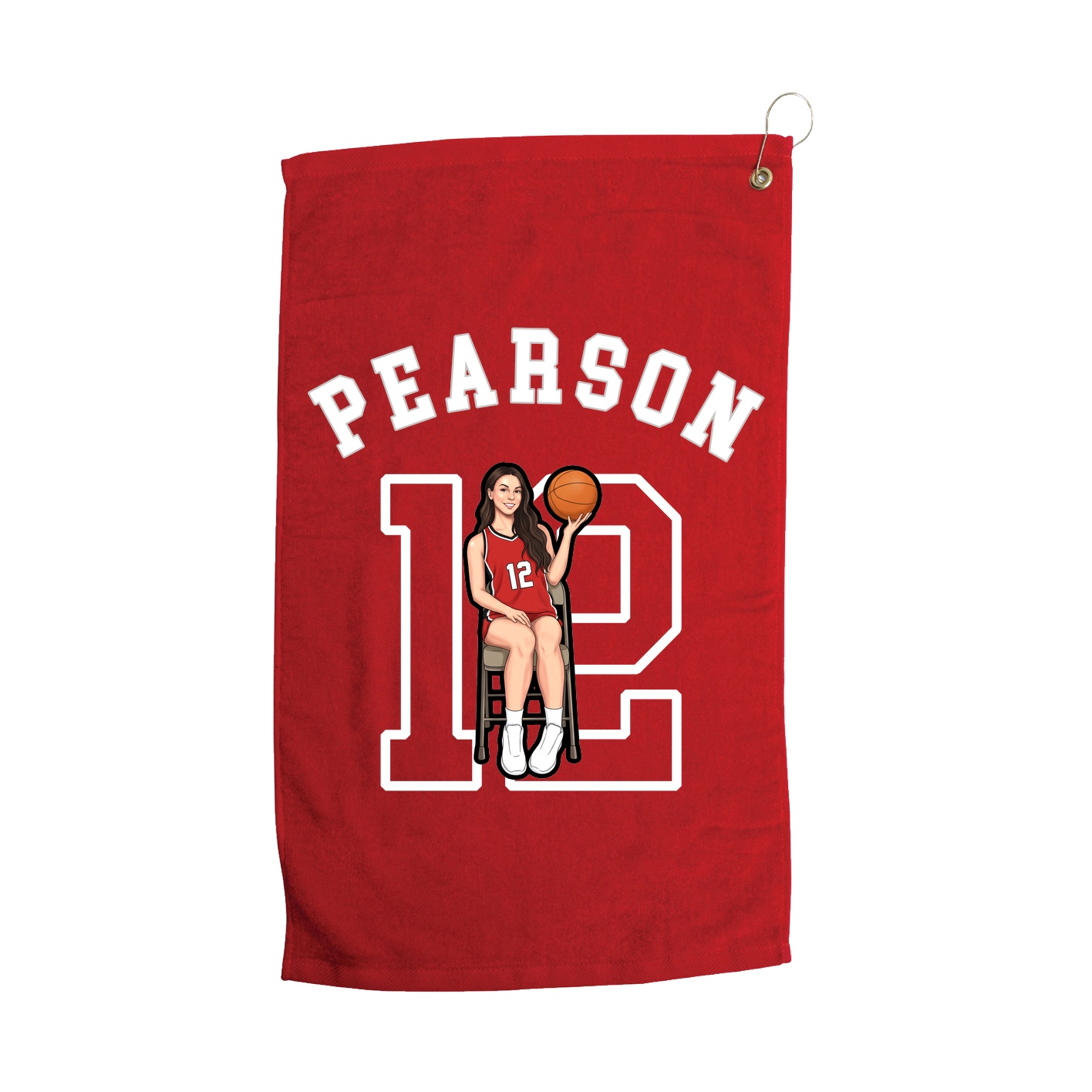 Golf Towel — Shirsey Arch in Red