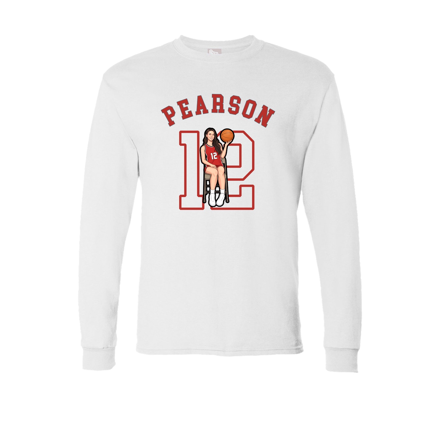 Long Sleeve Tee — Shirsey Arch in White