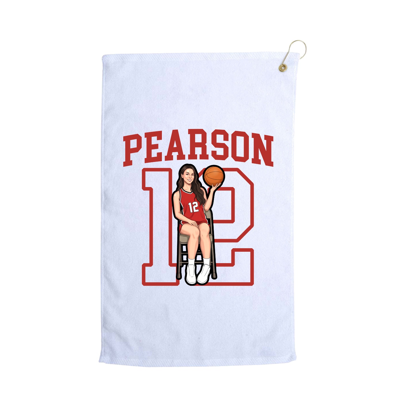 Golf Towel — Shirsey in White