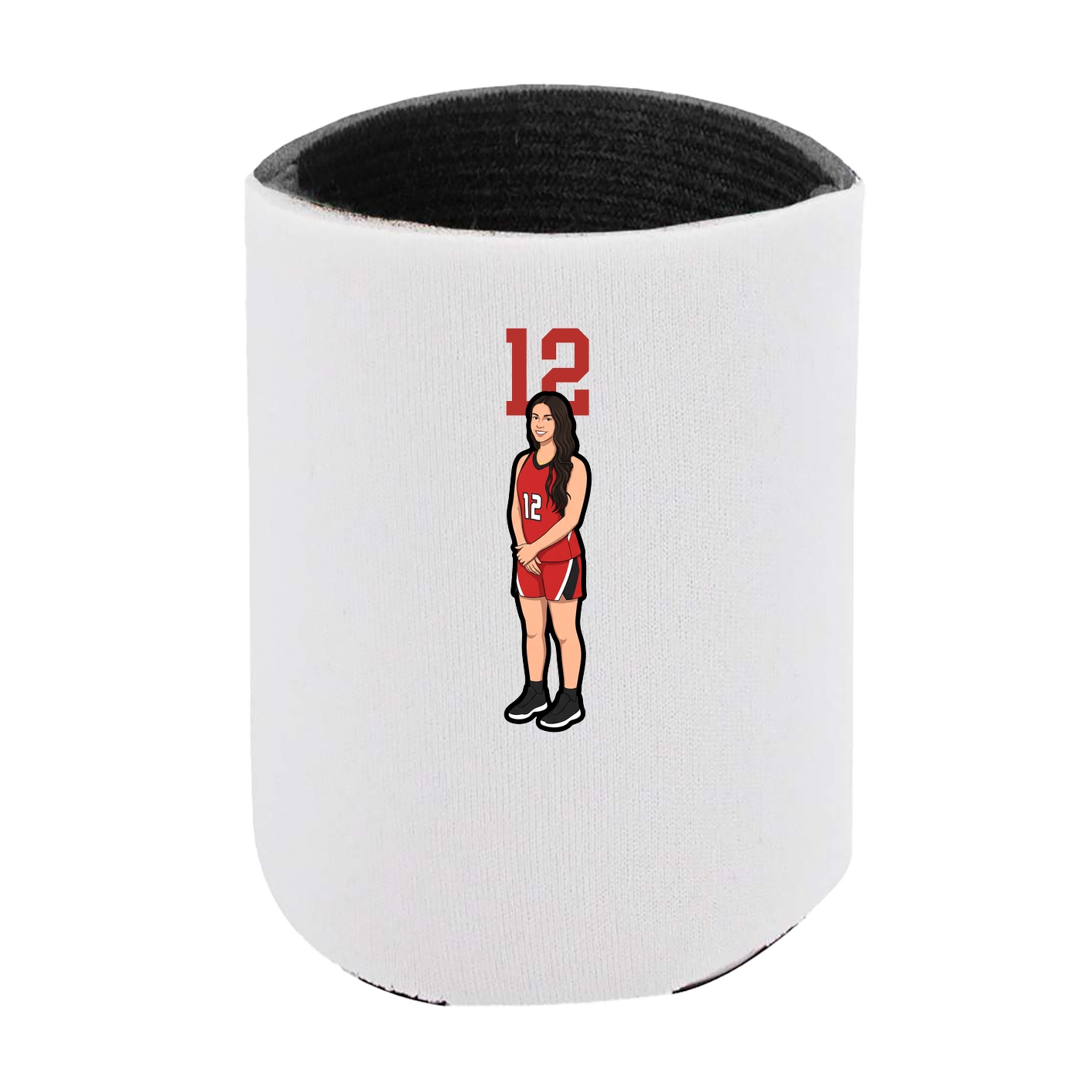 Can Holder — Number Top in White
