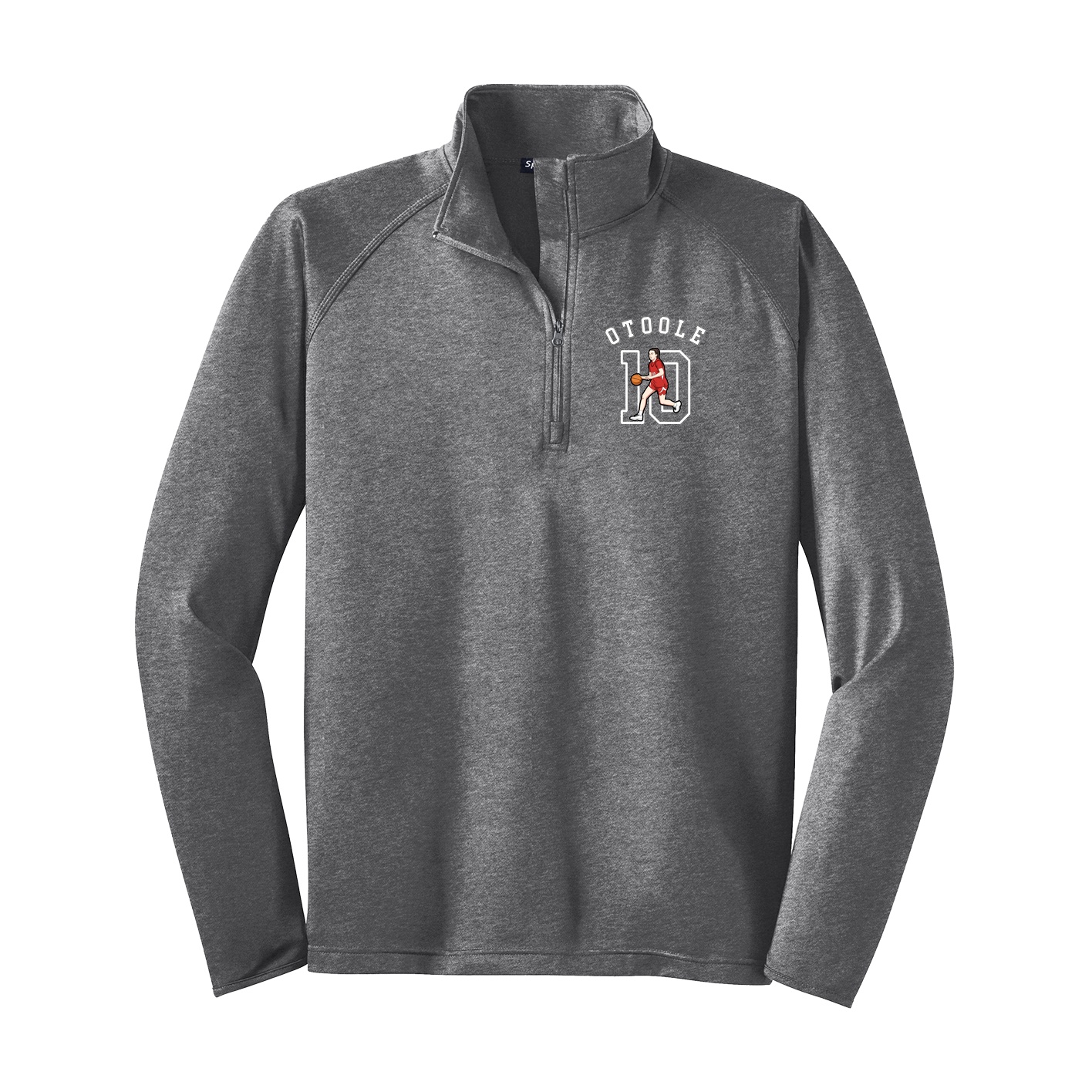Q-Zip Pullover — Shirsey Arch in Grey