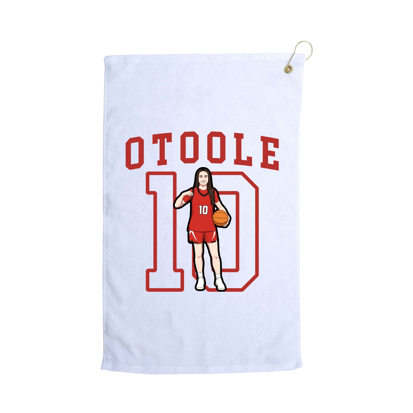 Golf Towel — Shirsey in White