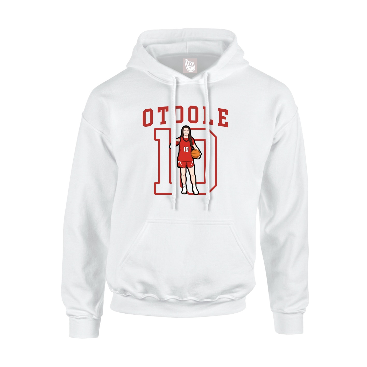 Hoodie — Shirsey in White