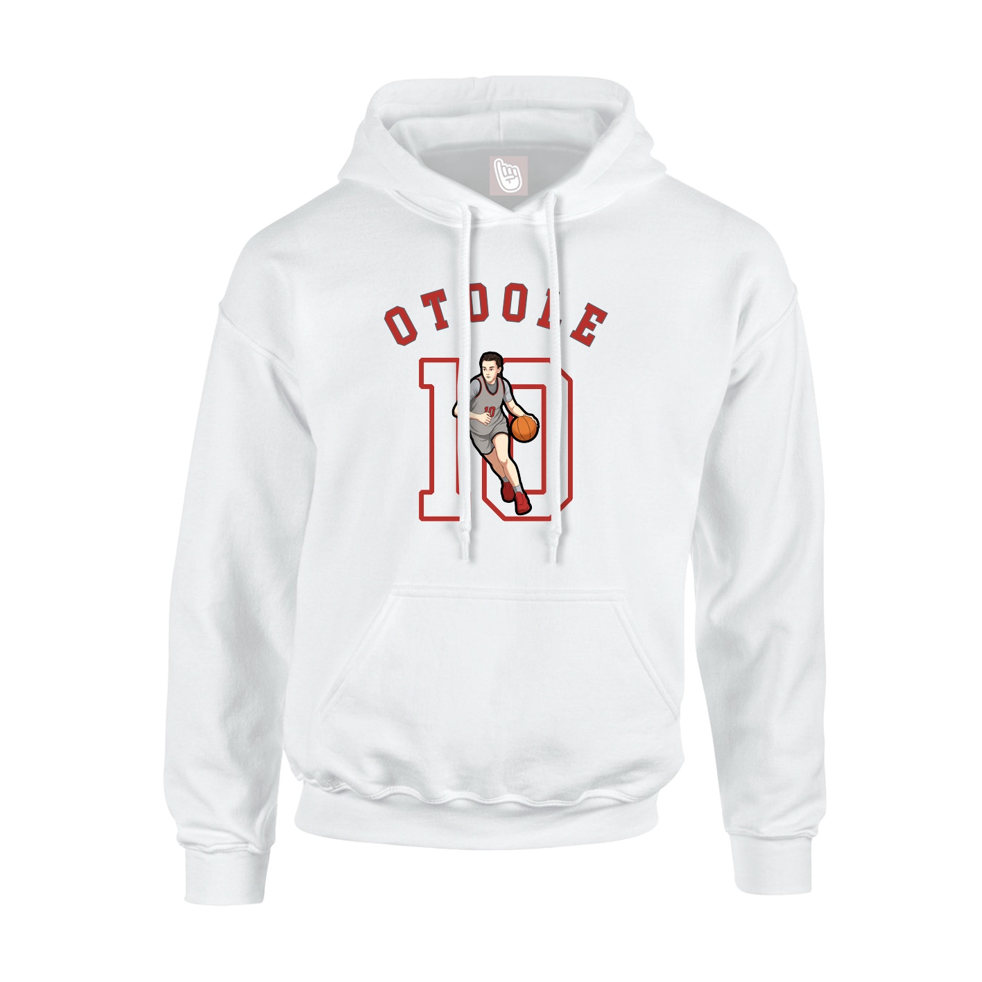 Hoodie — Shirsey Arch in White