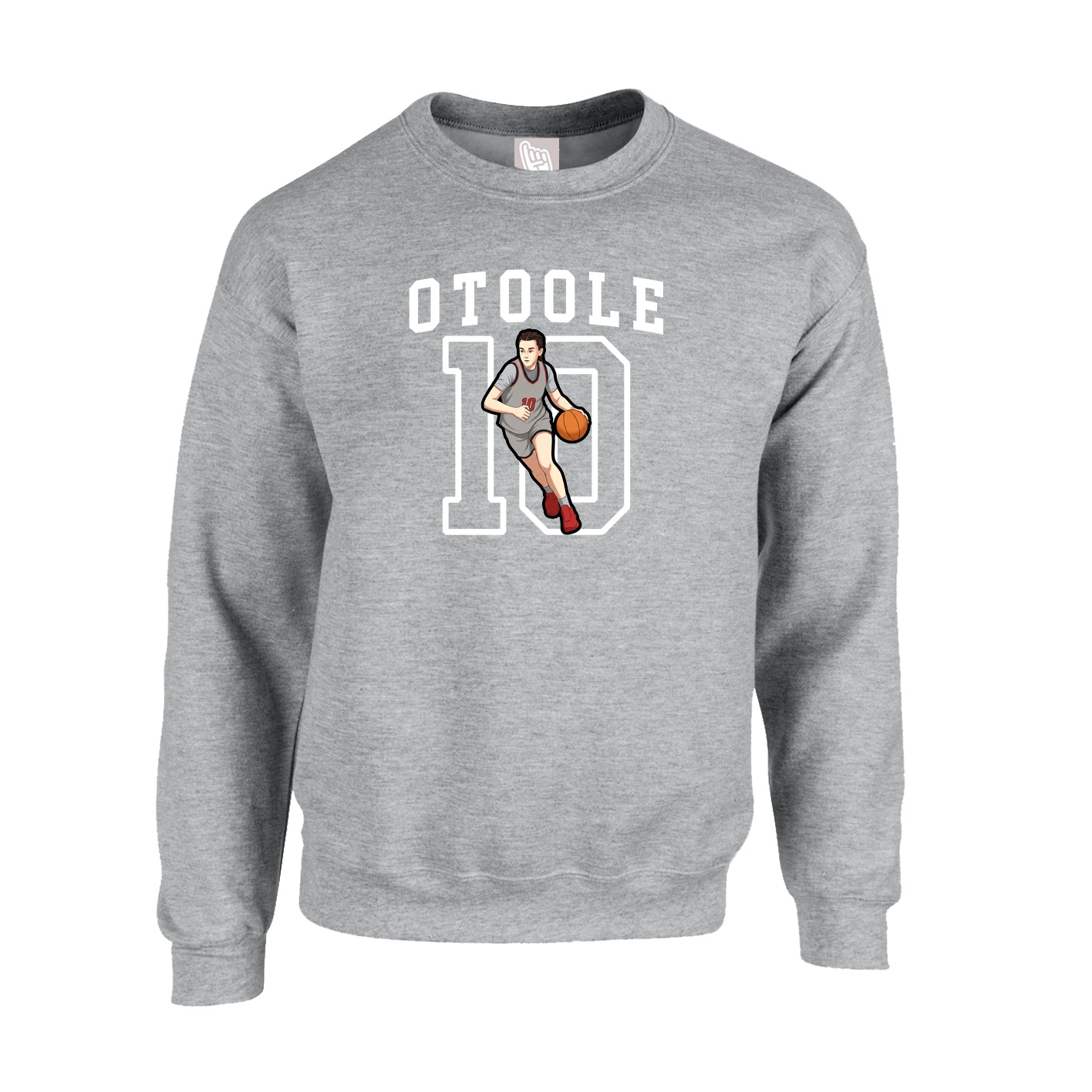 Fleece Crew — Shirsey in Grey
